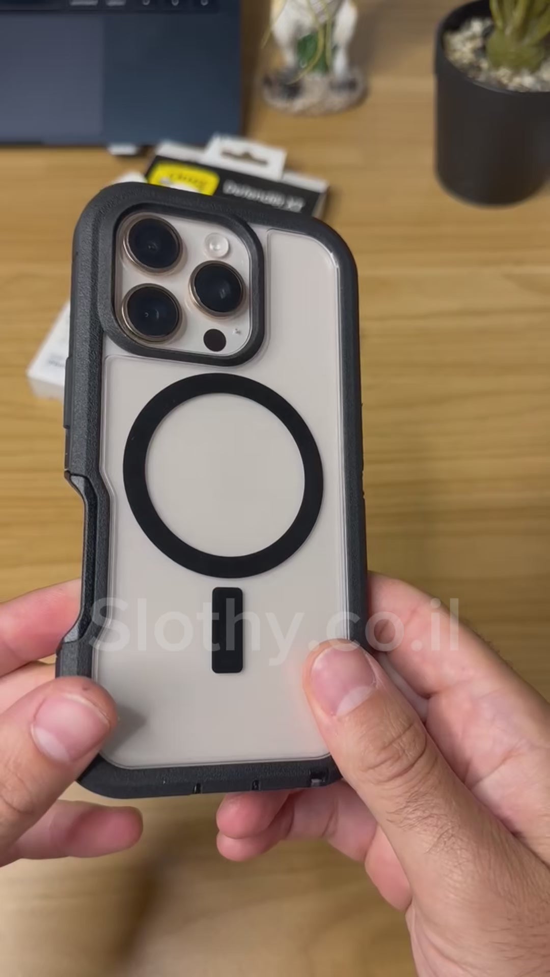 Otterbox Defender XT Iphone 16 Pro Max Magsafe המגן החזק בעולם | יבואן רשמי תומך