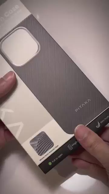 מגן הקרבון הדק והקל בעולם | PITAKA - פיטאקה - Iphone 16 Pro Max - Ultra Black