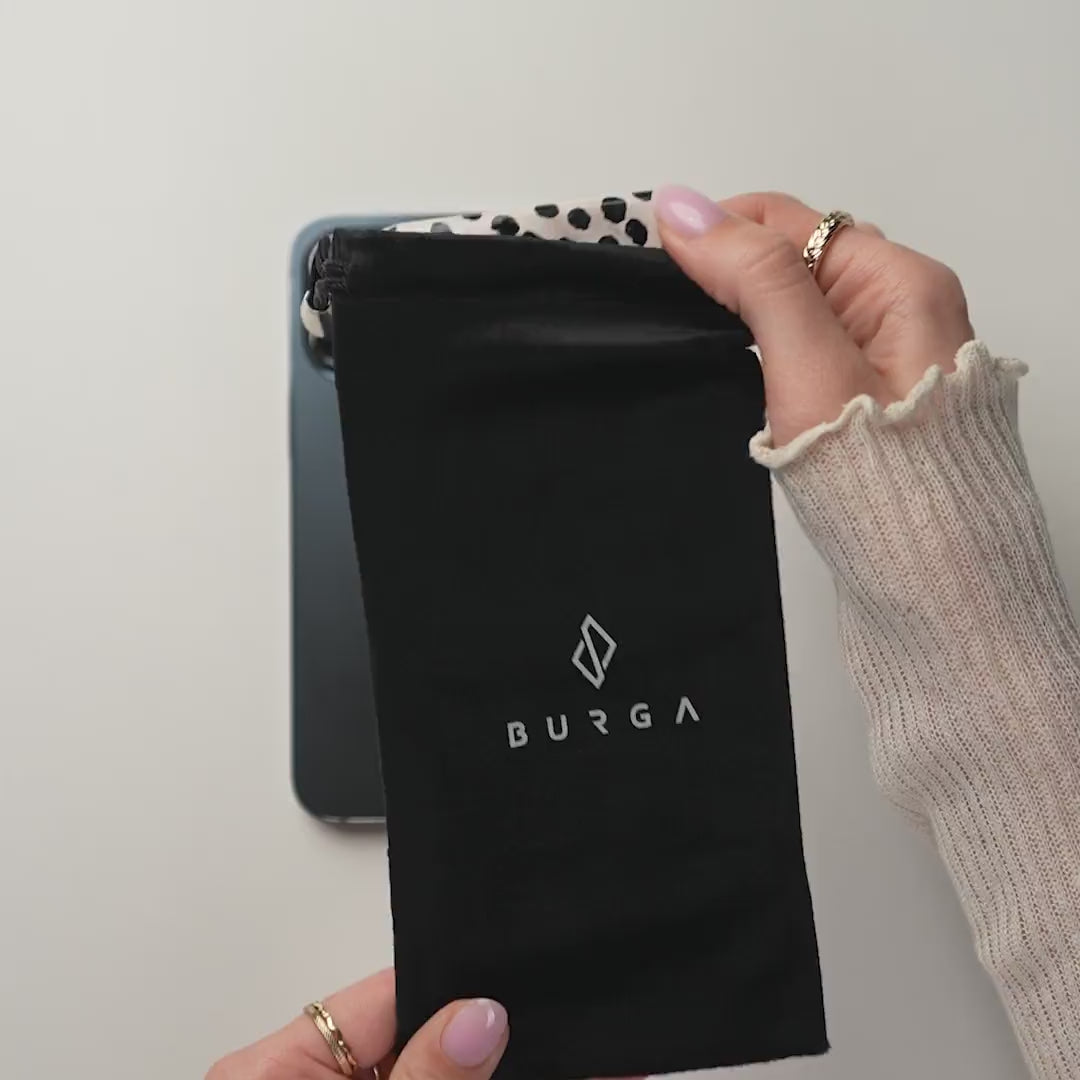 BURGA TOUGH | Almond Latte - כיסוי אופנתי לאייפון 16