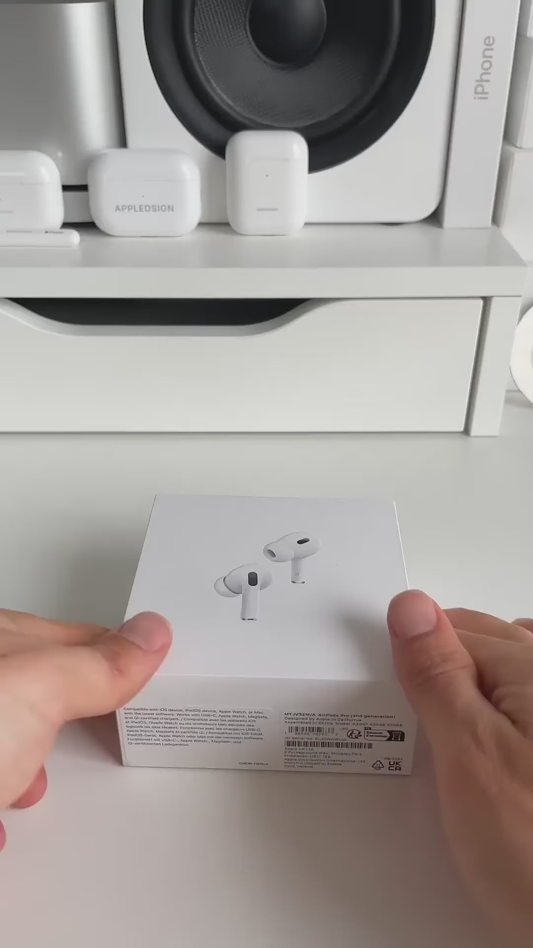 אוזניות אלחוטיות AirPods Pro 2nd gen MagSafe(USB C) Apple ֻDCS אחריות אפל רשמית לשנה