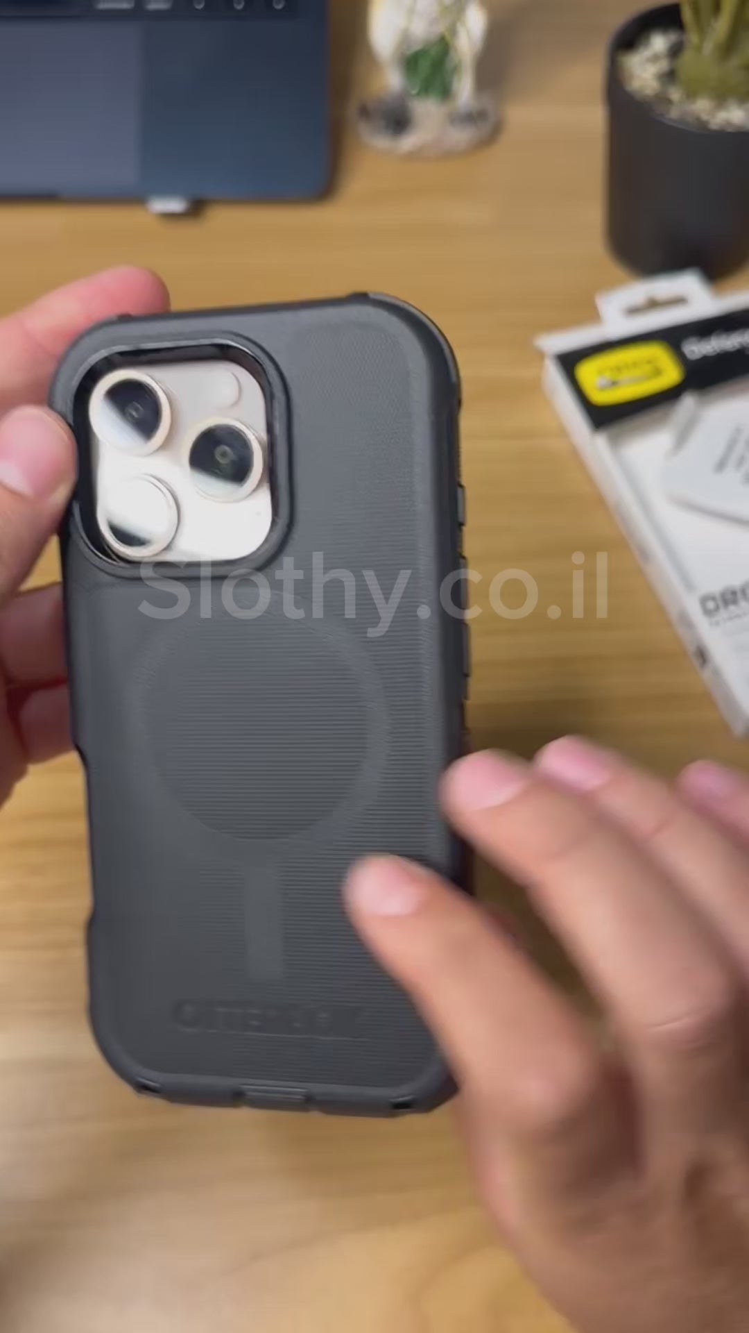 Otterbox Defender Iphone 16 Pro Max Magsafe המגן החזק בעולם | יבואן רשמי תומך