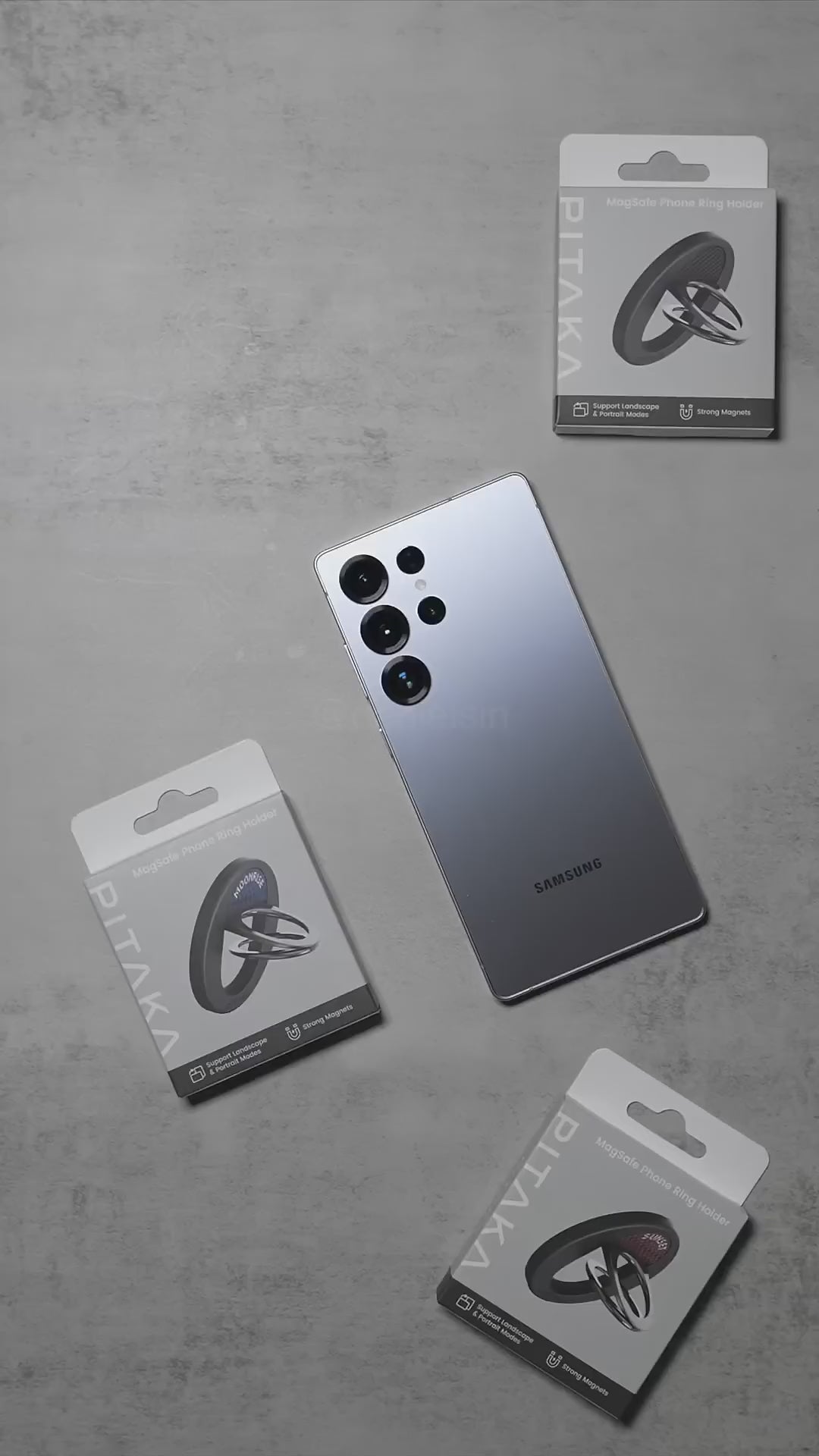 S25+ | Black מגן הקרבון הדק והקל בעולם | PITAKA - פיטאקה