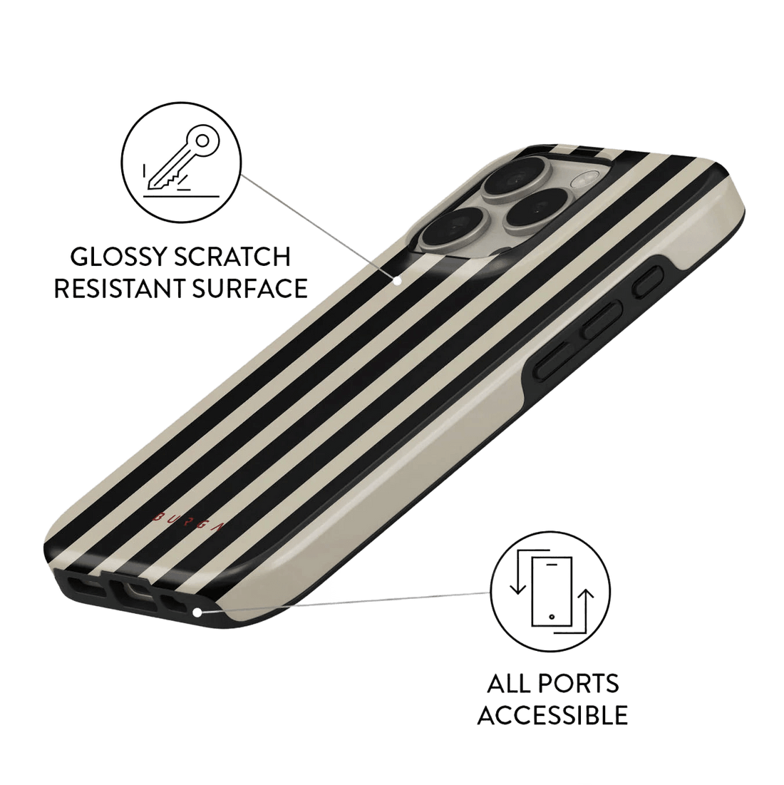 BURGA TOUGH | Prophecy - כיסוי אופנתי לאייפון 16 פרו מקס