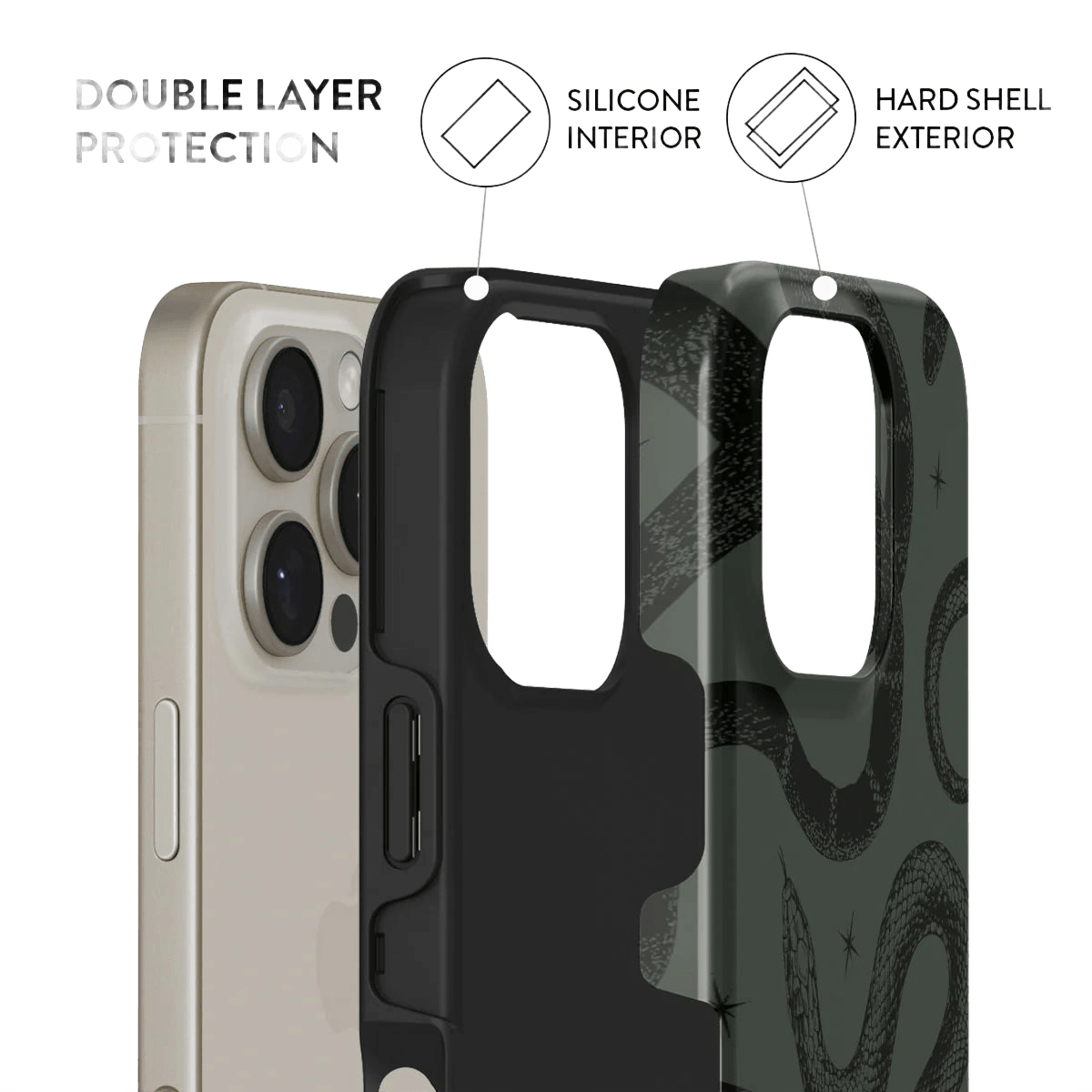 BURGA TOUGH | Poison - כיסוי אופנתי לאייפון 16 פרו