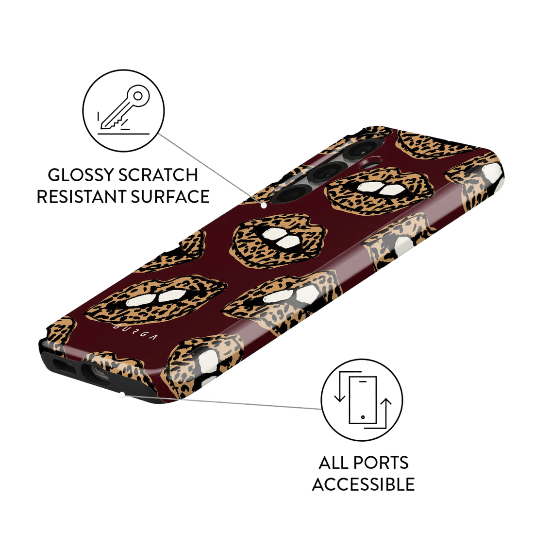 BURGA TOUGH | Wild Card - כיסוי אופנתי לסמסונג S25 Plus