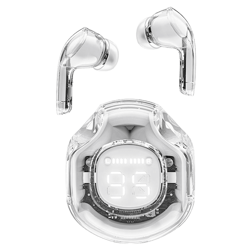 ACEFAST - T8  ENC | אוזניות אלחוטיות שקופות עמידות במים