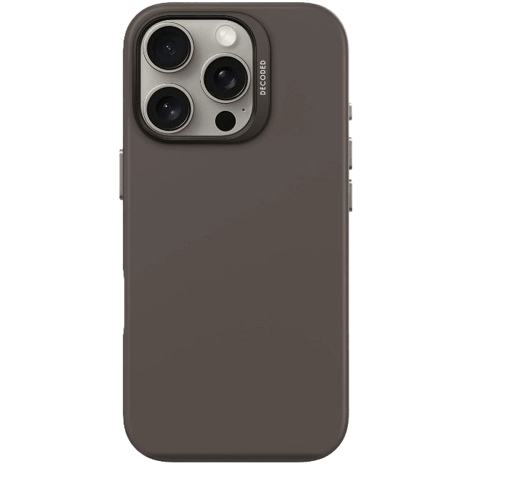 Decoded - Silicone back cover 15 Pro - דקודד כיסוי סיליקון שחור ל15 פרו