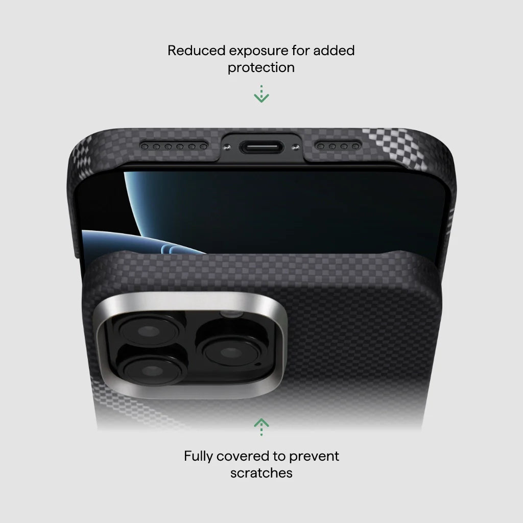 Iphone 16 Pro Max - Reabulding | מגן הקרבון הדק והקל בעולם | PITAKA - פיטאקה