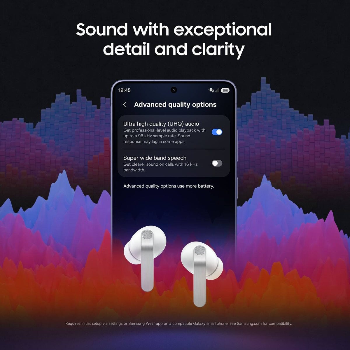 Samsung Galaxy Buds4 Pro | שחור | אחריות מלאה
