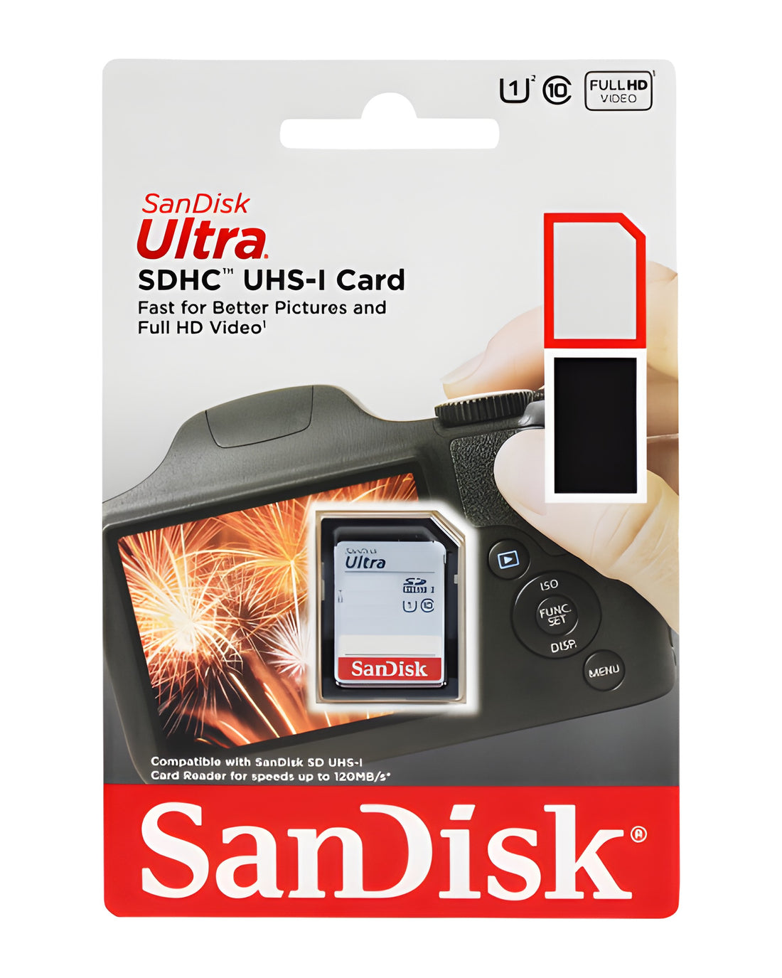 כרטיס זיכרון SanDisk Ultra SDHC UHS-I 256GB