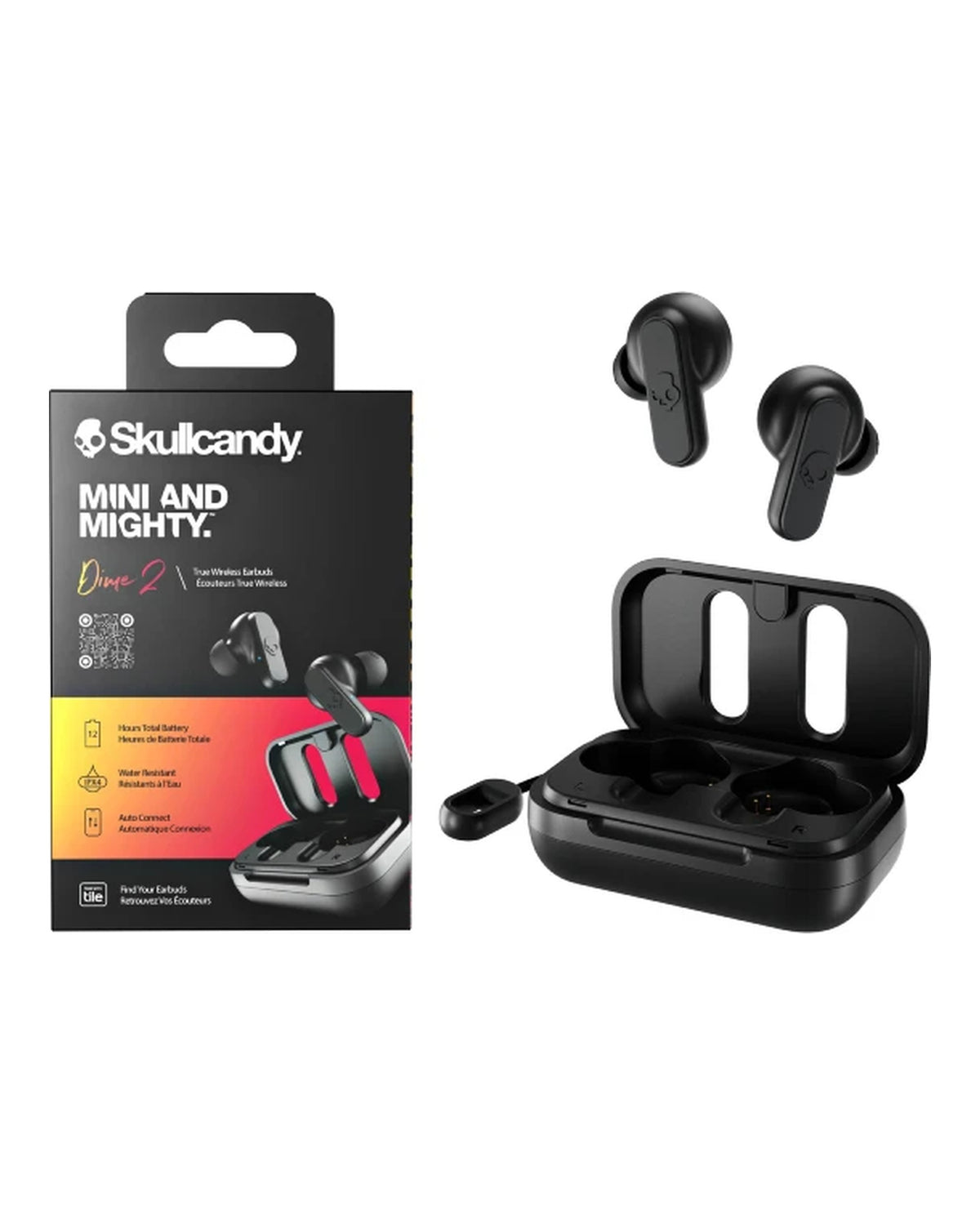 אוזניות אלחוטיות Skullcandy Dime 2 | שחור | יבואן רשמי