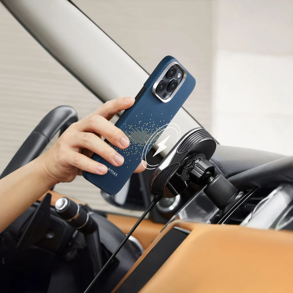 Iphone 16 Pro - StarPeak Milky | מגן הקרבון הדק והקל בעולם | PITAKA - פיטאקה