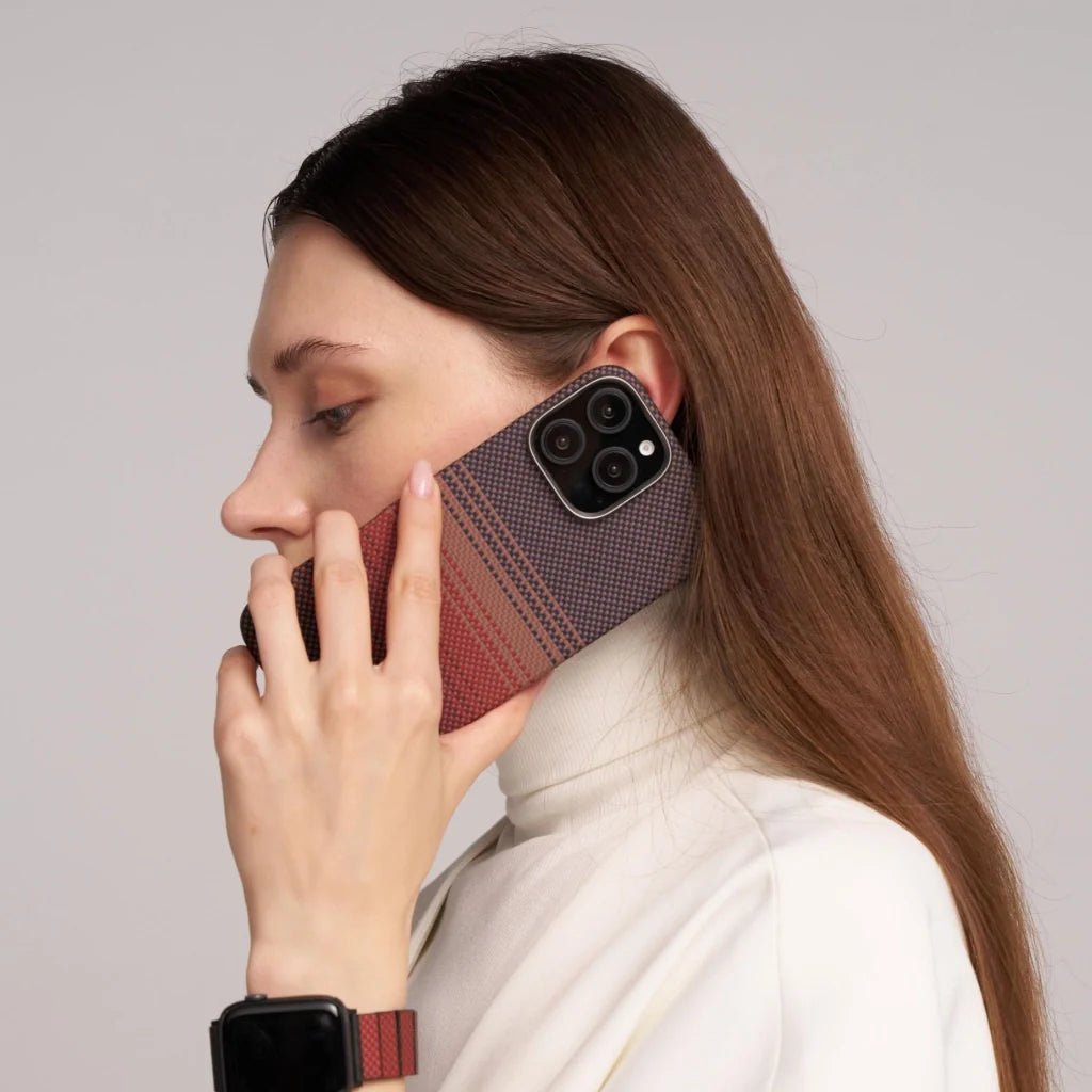 Iphone 16 Pro Max - Sunset | מגן הקרבון הדק והקל בעולם | PITAKA - פיטאקה