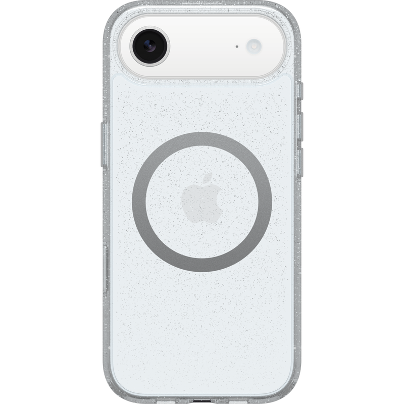 iPhone 17 Air | Otterbox SYMMETRY With magsafe - יבואן רשמי | שקוף נצנצים | המגן החזק בעולם