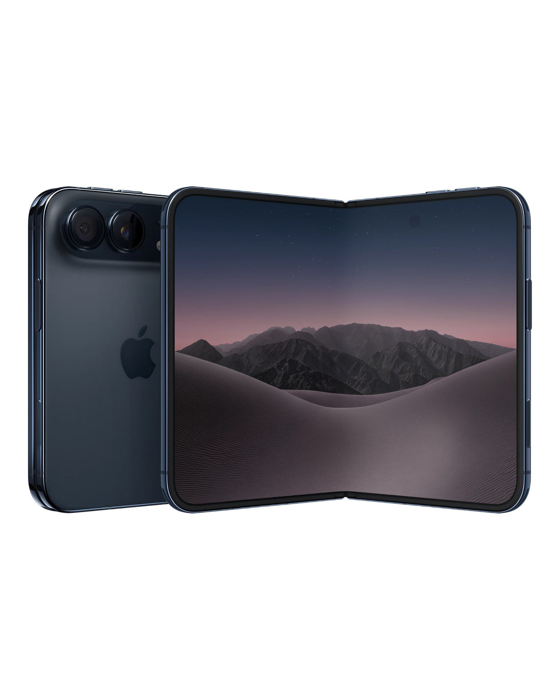 iPhone Duo בצבע כחול לילה