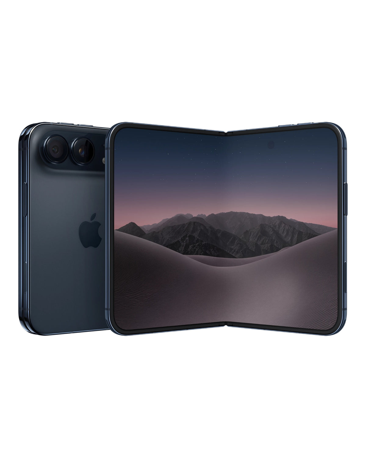 iPhone Duo בצבע כחול לילה