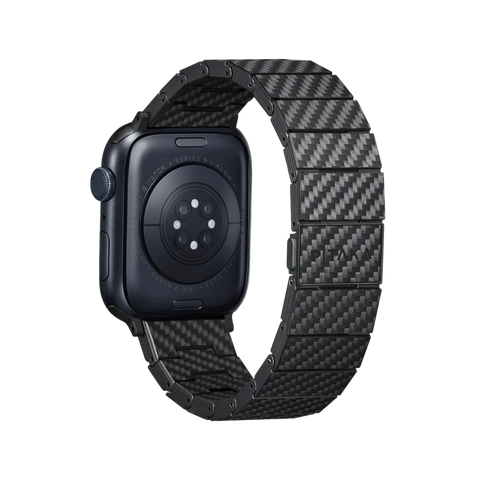 Pitaka Apple Watch BAND - Carbon Fiber Black/Grey | רצועת שעון קרבון פיטאקה