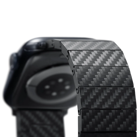 Pitaka Apple Watch BAND - Carbon Fiber Black/Grey | רצועת שעון קרבון פיטאקה