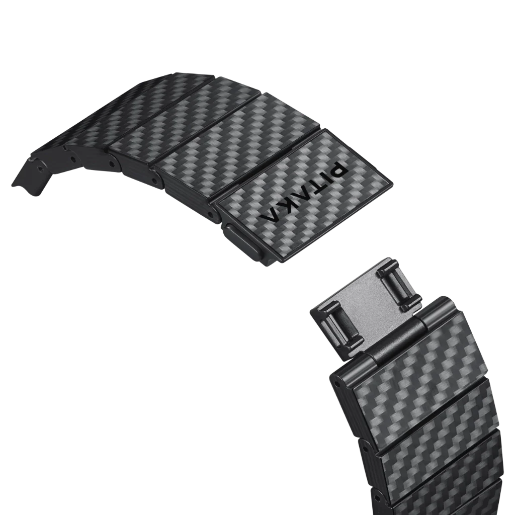Pitaka Apple Watch BAND - Carbon Fiber Black/Grey | רצועת שעון קרבון פיטאקה