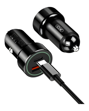 מטען רכב XO-CC32 Type-C To Type-C 20W